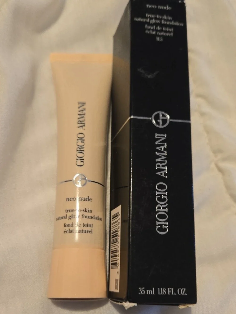 Giorgio Armani Neo Nude Foundation - Light Beige Tube